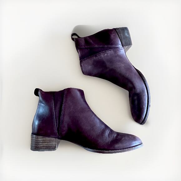 Madewell Shoes - Madewell The Carina Boot Dark Cabernet Chelsea Ankle Booties Women Size 8